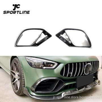 Carbon Fiber X290 Fog Lamp Vents for Mercedes Benz AMG GT 53 GT 43 4-Door Coupe 2019-2022